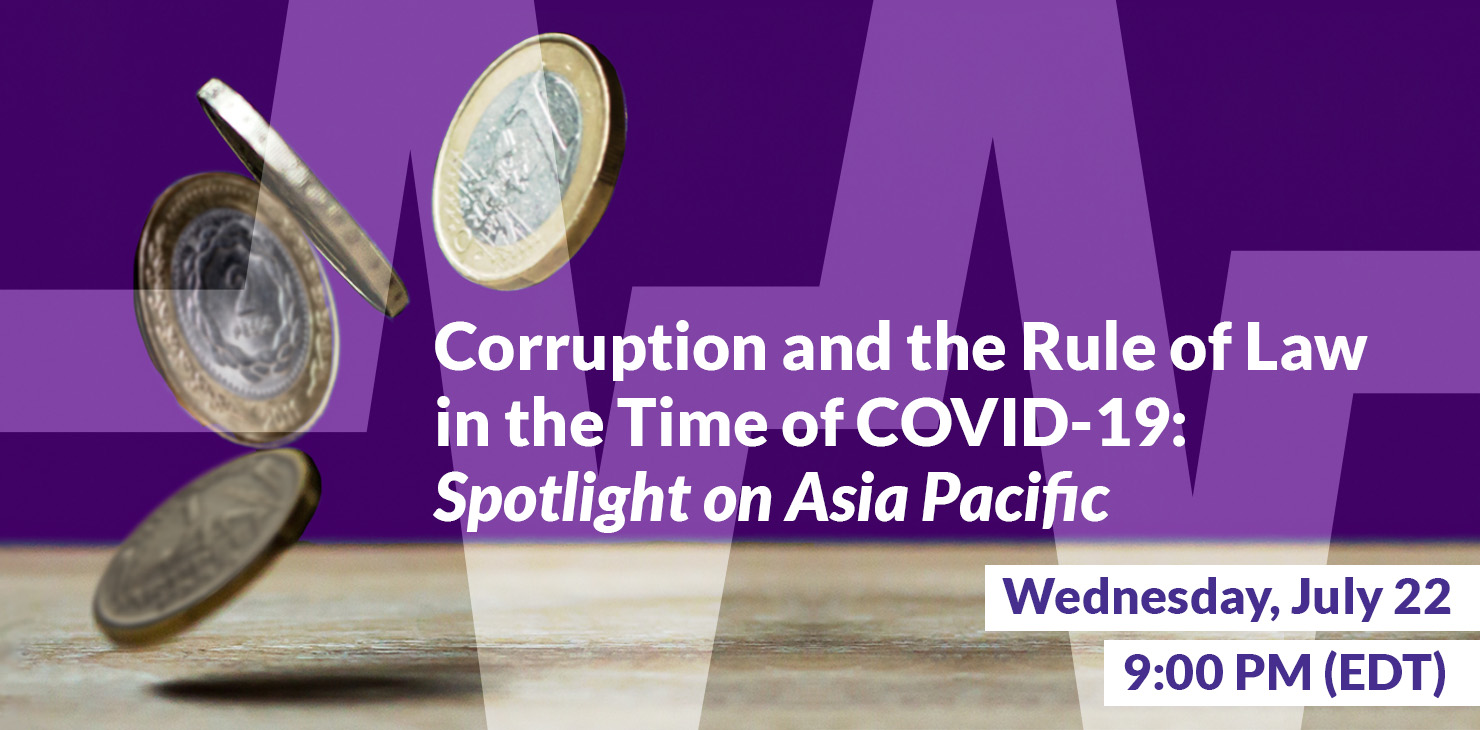 Corruption and the Rule of Law in the Time of COVID-19: Spotlight on Asia Pacific