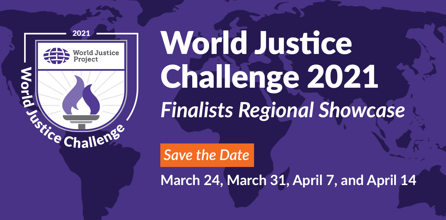 World Justice Challenge 2021 Finalists Regional Showcase