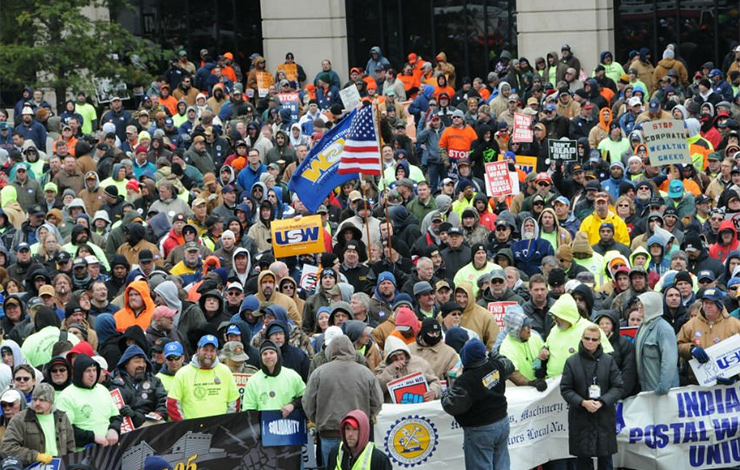 AFL-CIO Protests