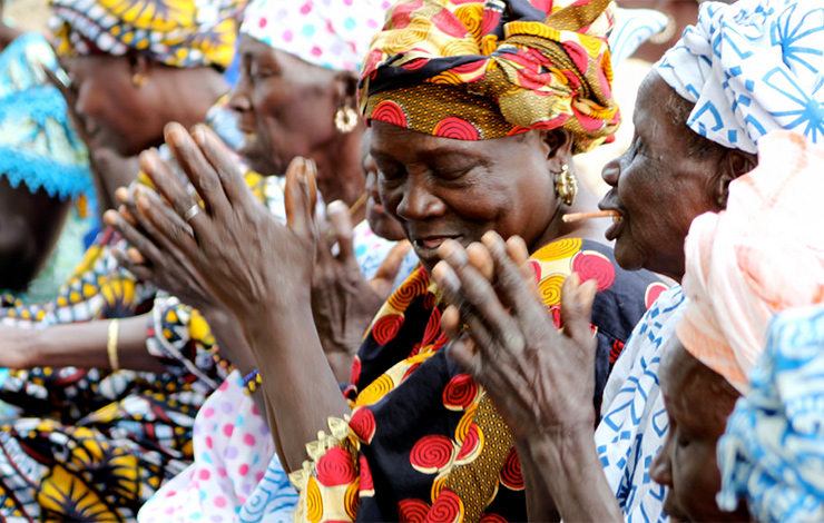 Women Dancing in Rural Senegal