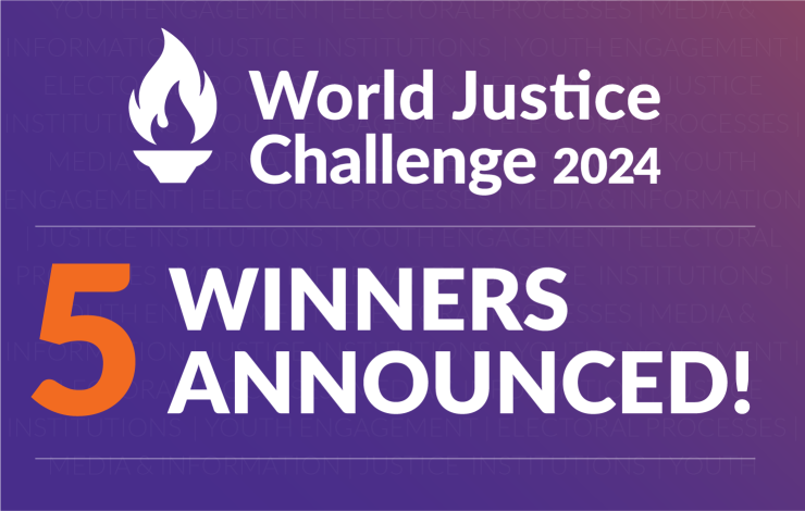 World Justice Challenge 5 Winners Announced